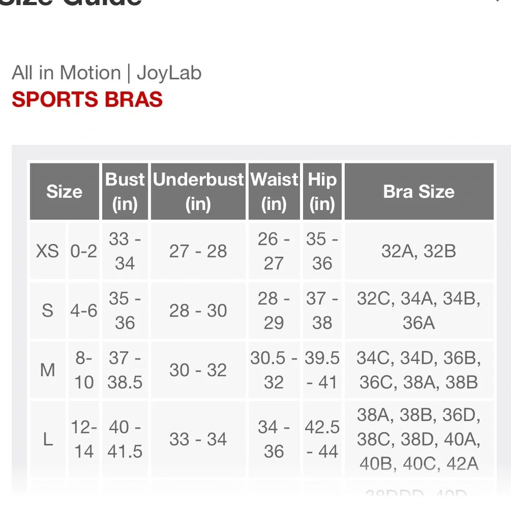 All‎ In Motion Women's Everyday Soft Medium Support Longline Sports Bra Size S